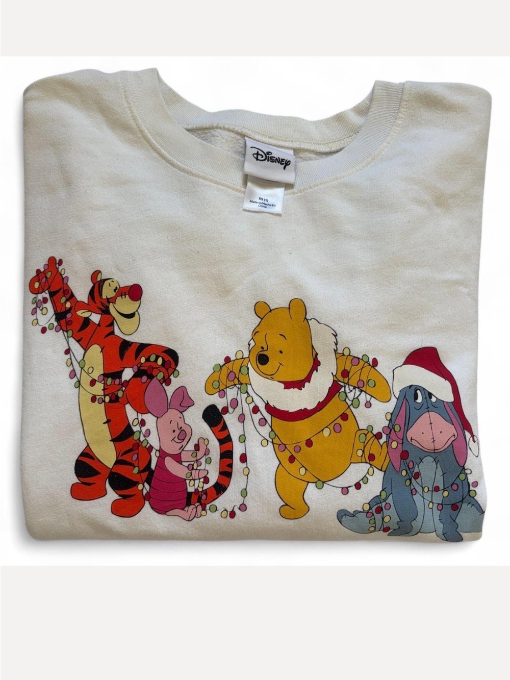 Disney Winnie the Pooh Holiday Sweatshirt